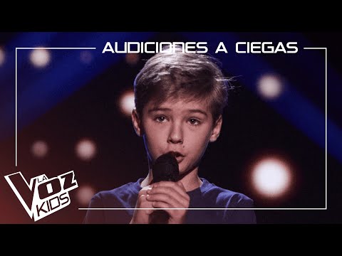 Lucas Paulano canta "Luz de luna" | Audiciones a ciegas | La Voz Kids Antena 3 2025