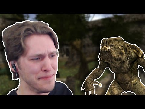 Jerma loses his mind at Rancors in Star Wars Jedi Knight: Jedi Academy (Jerma Highlights)