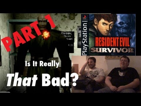 resident evil survivor ps1 gameplay