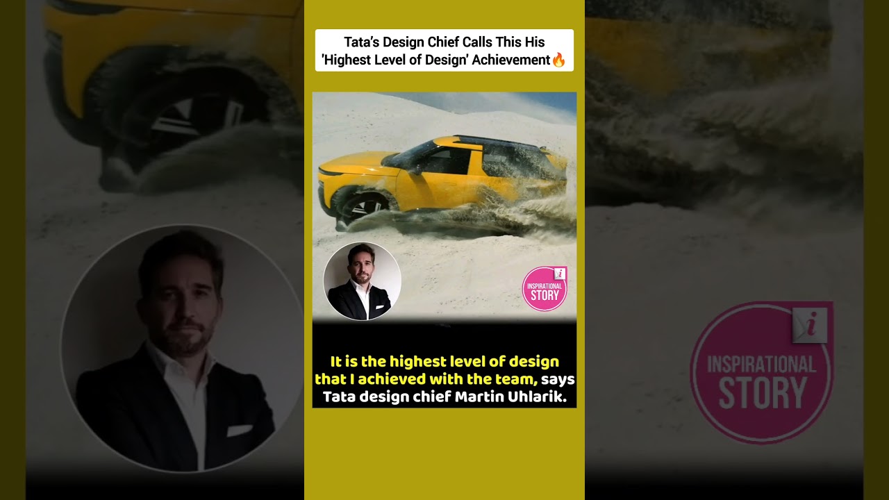 Tata’s Design Chief Calls This His 'Highest Level of Design' Achievement! 🔥 #shorts