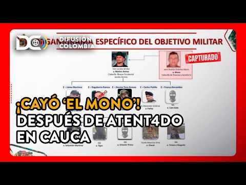 Capturan a alias El Mono, clave en atentado del Cauca