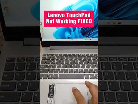 Lenovo Laptop Touchpad Not Working FIX In 5 Seconds