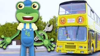 Gecko&#39;s Real Vehicles - Trucks, Buses, Excavators, Diggers | Trucks For Kids | Kids Videos