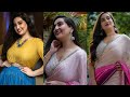 Anchor Manjusha In Halfsaree Ll Anasuya Sreemukhi Jabardasthlatest