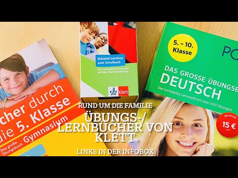 Übungsbücher von Klett für erfolgreiches und selbstständiges Lernen zuhause ( mit Vokabeltrainer )