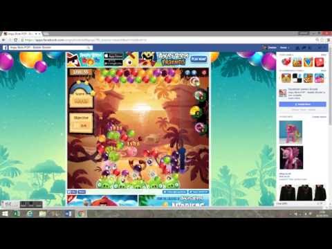 Angry Birds POP! on Facebook - Level 55 Walkthrough