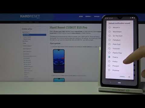 Notification Sounds on CUBOT R15 Pro – Default Notification Sounds