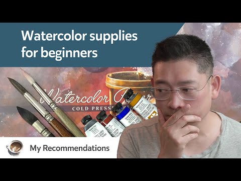 Watercolor Supplies for Beginners - My Recommendations