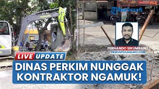 Kontraktor Ngamuk, Nekat Bongkar Tembok Drainase Buntut Utang Proyek Tak Kunjung Dibayar Dinas