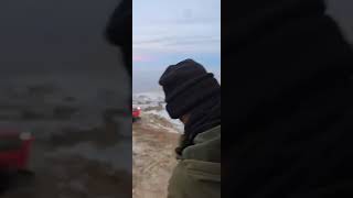 לוחמינו מגדוד 8552, מדליקים נר שני במוצב סורי. ולא אמרת כוחי ועוצם ידי, וזכרת את ה' כי הוא הנותן כח