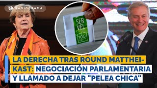 La derecha tras round Matthei-Kast: Negociación parlamentaria y llamado a dejar "pelea chica"