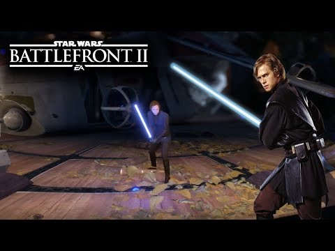 Star Wars Battlefront 2 - ANAKIN SKYWALKER SKIN GAMEPLAY! (MODS)