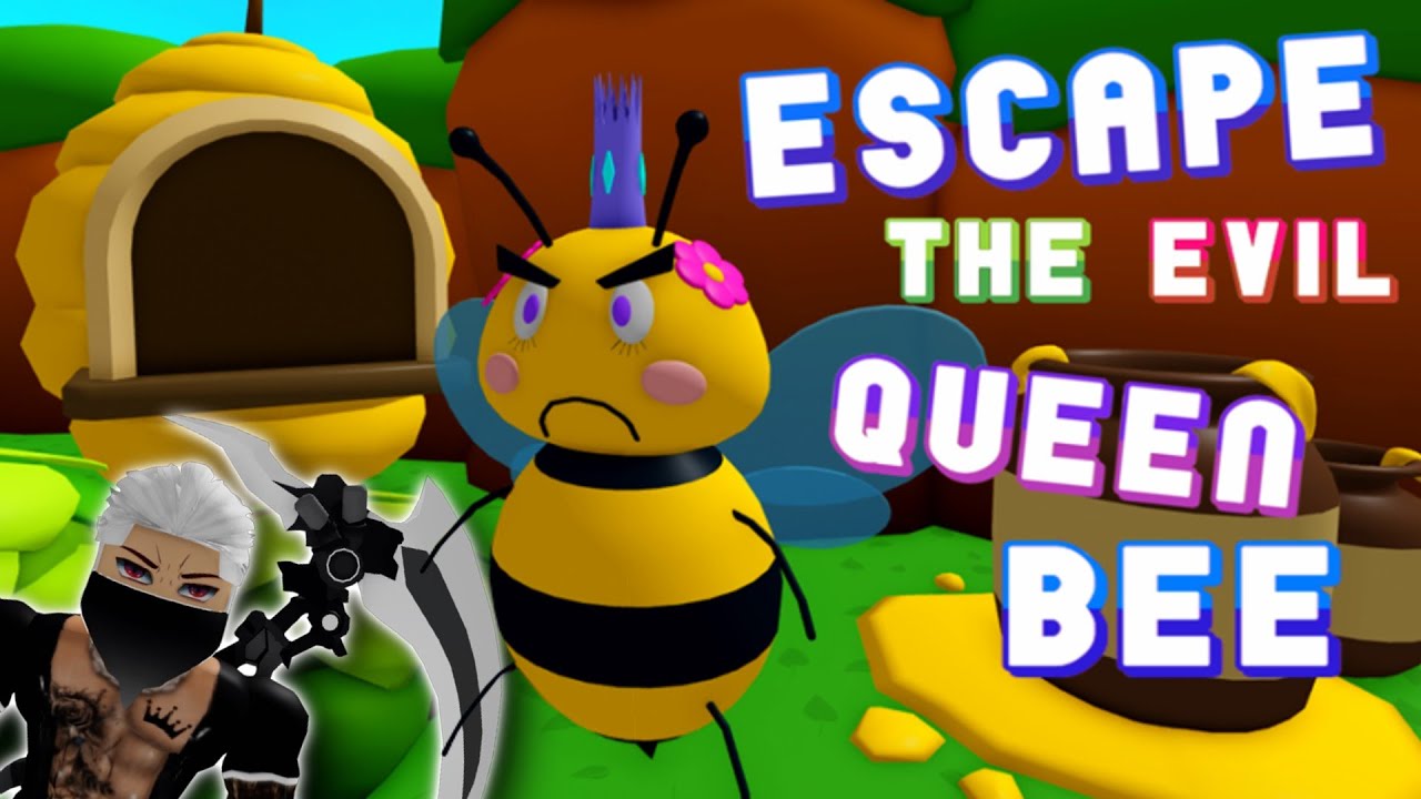 ESCAPE EVIL QUEEN BEE OBBY 🐝 ! Full Walkthrough