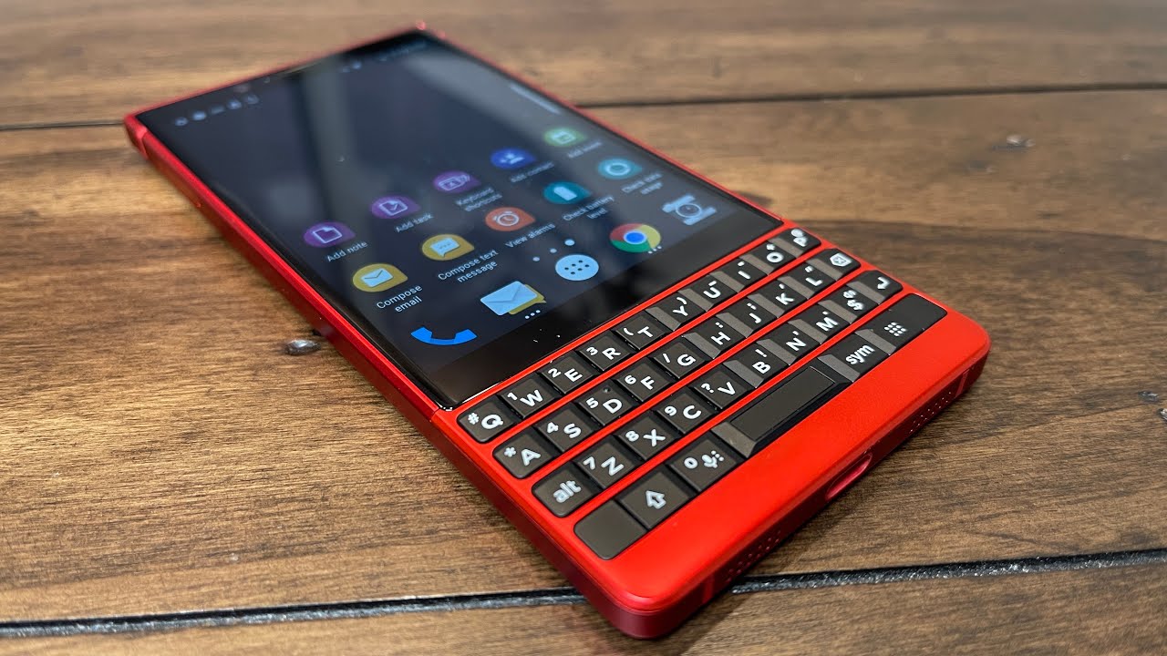 Red BlackBerry KEY2 in 2021: A Stunning Masterpiece!