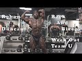 Bodybuilder Rohan Duncan Trains Back And Biceps Week Out From Team U