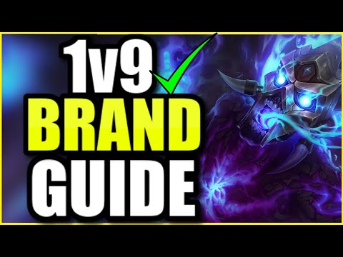 THIS IS HOW YOU LEGITIMATELY 1v9 AS BRAND SUPPORT (SEASON 10)! | League of Legends