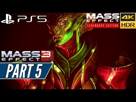 MASS EFFECT 3 LEGENDARY EDITION (PS5) Walkthrough Gameplay PART 5 [4K 60FPS HDR] - No Commentary