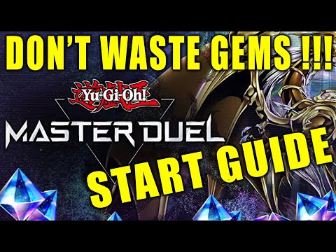 HOW TO: YUGIOH MASTER DUELS - DO THIS BEFORE WASTING GEMS ! FREE TO PLAY / START GUIDE - URGENT