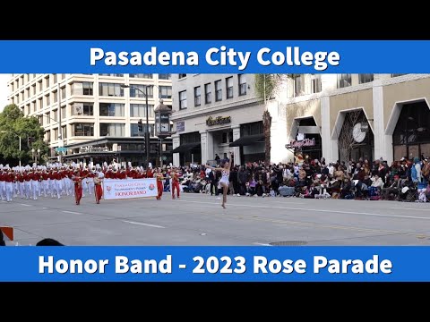 Pasadena City College Honor Band   Rose Parade 2023 Marching Bands
