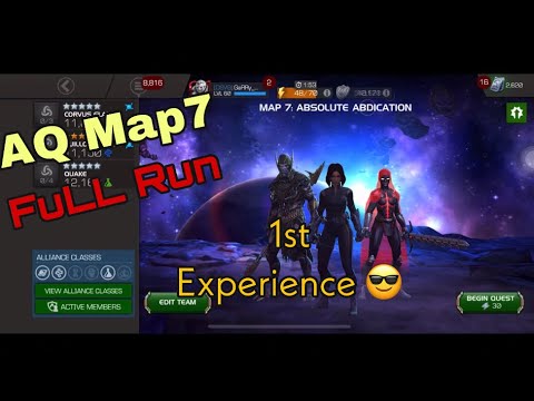 Aq map7 full run // Day-1 // Marvel Contest Of Champions