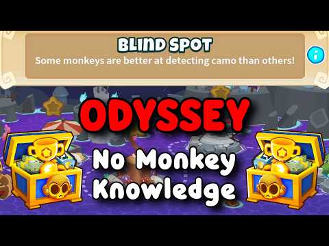 Btd6 Odyssey No Monkey Knowledge Guide Hard Mode Tutorial Blind Spot