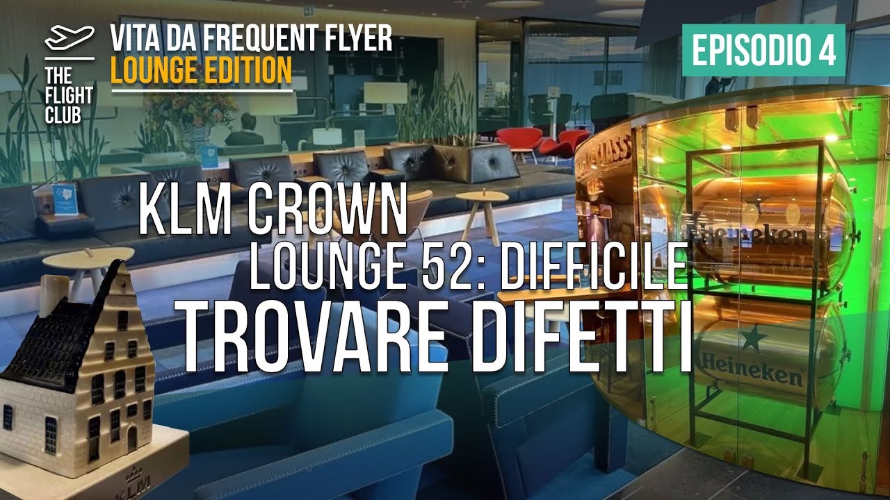 One of the best lounges in Europe is KLM's Crown Lounge 52 at Amsterdam Airport.