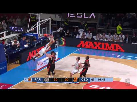 ABA Liga 2017/18 highlights, Round 11: Partizan NIS - Cedevita (9.12.2017)