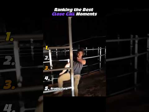 Ranking the Best Close Call Moments😨#shorts