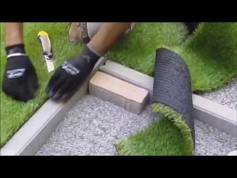 Preparazione e posa erba sintetica