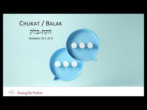 Parsing the Portion - Chukat/Balak