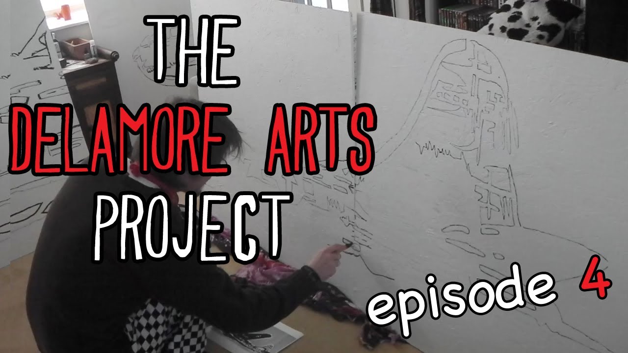 Love War Installation 4 04 - THE DELAMORE ARTS PROJECT - Ep 04 'Draw!' - Art Installation