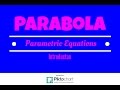The Parametric Equations Of A Parabola
