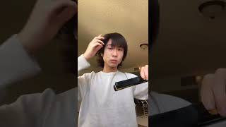 hair tutorial for men’s asian / straight hair styling