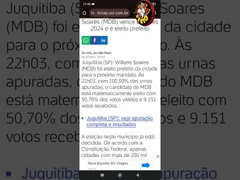FOFOQUEIRA DE JUQUITIBA FALA SOBRE O RESULTADO FINAL DA ELEIÇÃO DE 2024