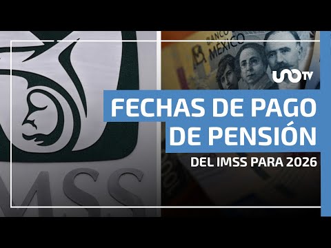 ¡Atención! IMSS presenta el calendario de pagos de pensiones para 2026