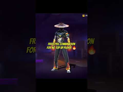 Free Fire No Top Up Freestyle Dress Combination 🔥 | #shortsff #shortfeed