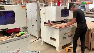 Máy Cắt Góc Tự Động WM-V90C, cắt tạo góc vuông cho tấm hông, tấm ngăn tủ bếp