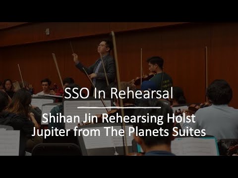 Shihan Jin in Rehearsal: Gustav Holst The Planet-Jupyter, with USC Student Symphony Orchestra