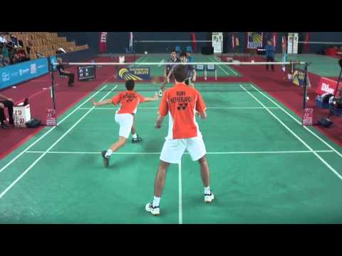 TV Court GJ2013 // Sol Kyu Choi & Se Woong Park vs. Russell Muns & Vincent De Vries (2nd set)