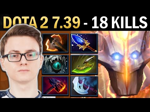 Juggernaut Gameplay Miracle with 18 Kills and Skadi - Dota 2 7.39