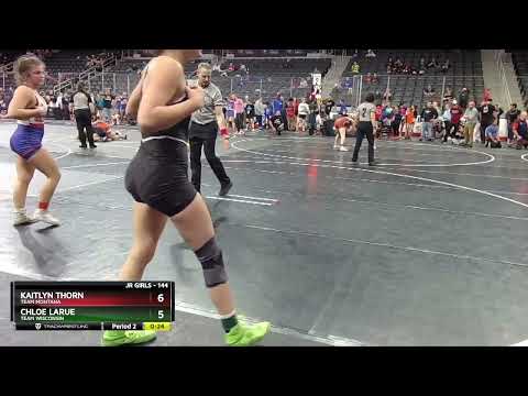 144 Lbs Cons. Round 4 - Chloe LaRue, Team Wisconsin Vs Kaitlyn Thorn, Team Montana 333f