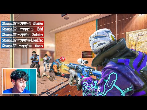 STREAMERS REACT TO STOMPNS FIRST ACE IN PRO LEAGUE..