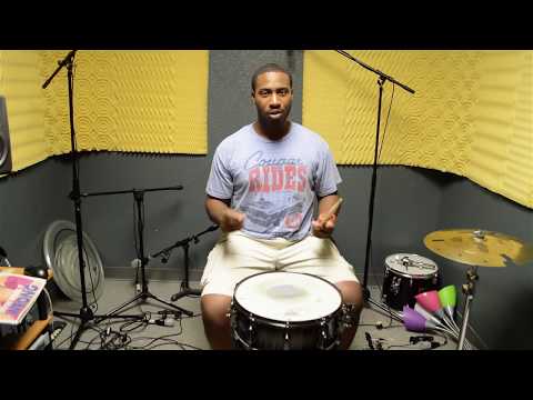 How to get "Chris Dave" FAT snare sound - Drum Lesson