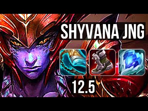SHYVANA vs DIANA (JNG) | Rank 2 Shyvana, 5/1/5 | EUW Challenger | 12.5