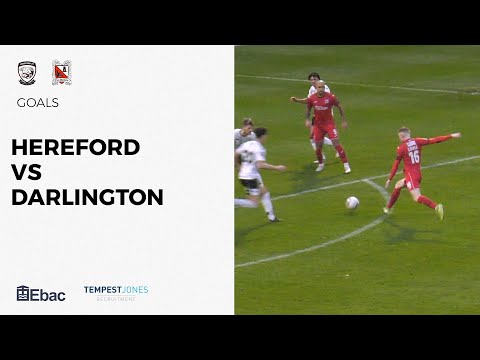 Goals: Hereford v Darlington