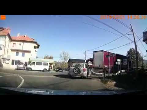 Accident, Dofteana, Bacau - 21 oct 2019. Sursa: Atentie Politia Bacau