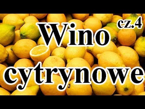 Wino Cytrynowe cz.4 - eksperyment. Zlewanie znad osadu i dosładzanie cukrem.