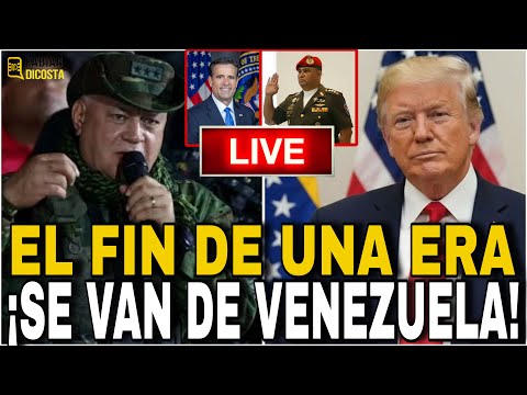 ÚLTIMA HORA  🔴 ¡EL FIN DE UNA ERA! SE VA LA INTELIGENCIA CUBANA Y ENTRA LA CIA EN VENEZUELA