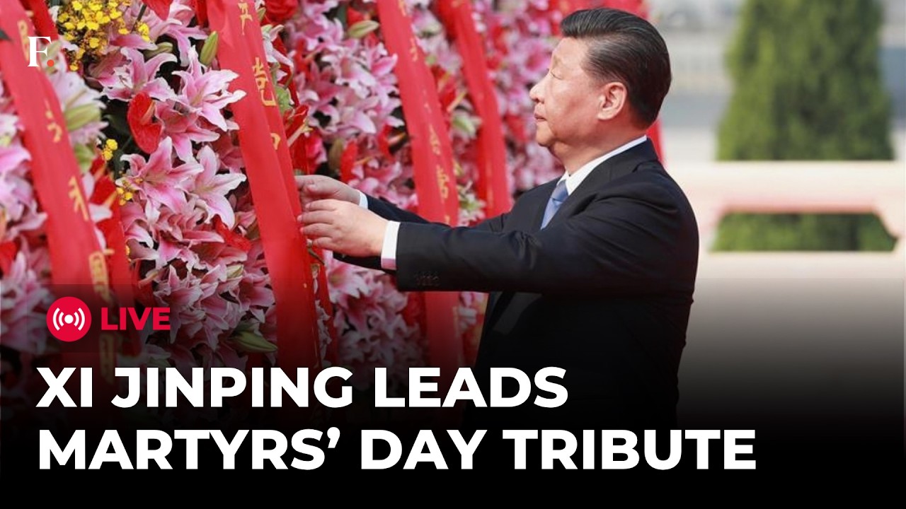 XI JINPING LIVE | Chinese President Pays Tribute To National Heroes At Tiananmen Square