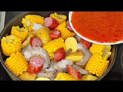 Easy Basic One -Pot Seafood Recipe * Navinas kitchen